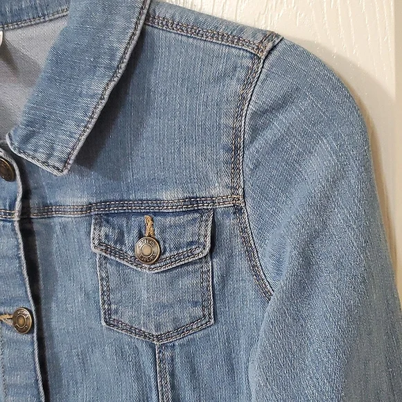 Carter's Denim Button Front Jacket Girls Size 12 - Picture 5 of 10
